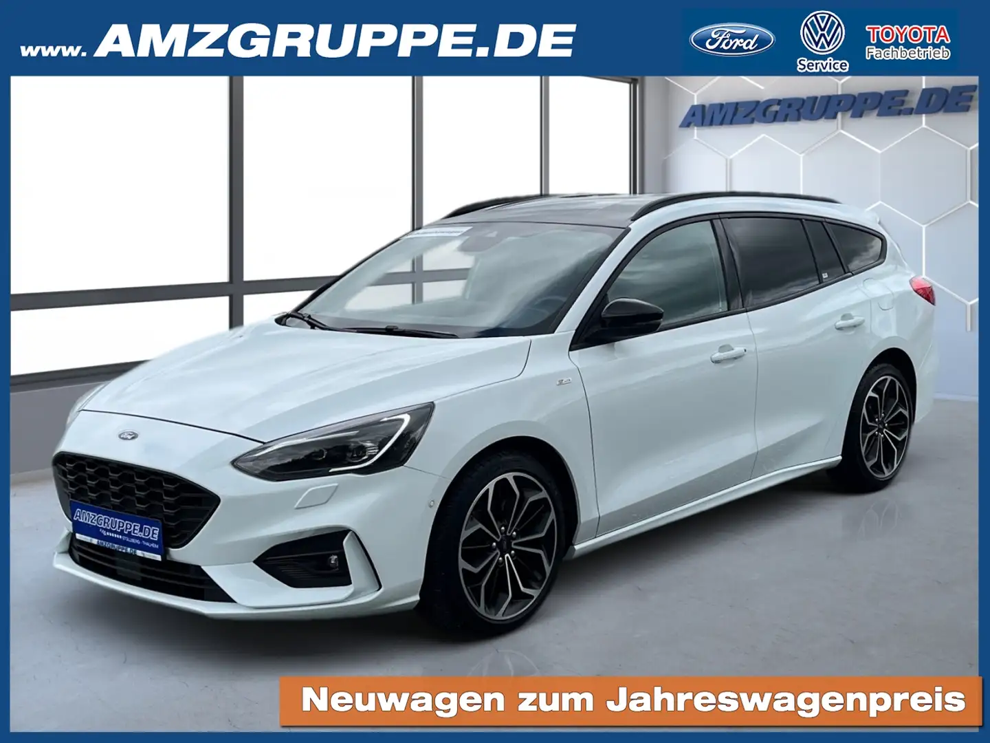 Ford Focus Turnier ST-Line Kamera+LED+ACC+Winterpak Weiß - 1