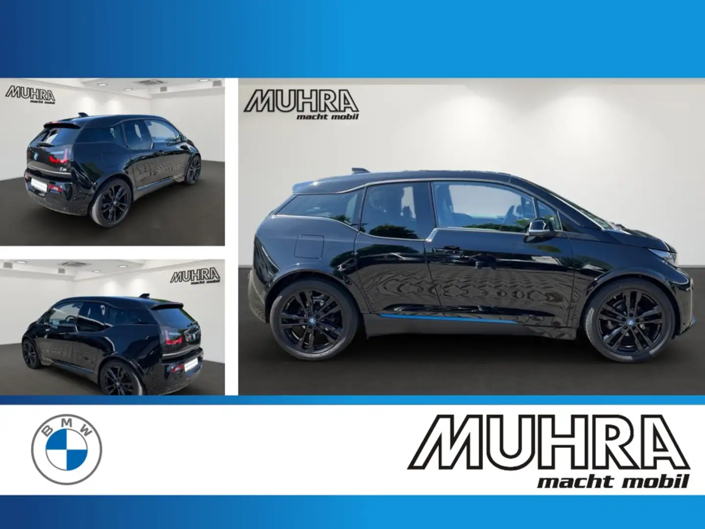 BMW i3 s 120Ah DA+ 20" Navi Prof. Klimaaut. RFK LED Noir - 1