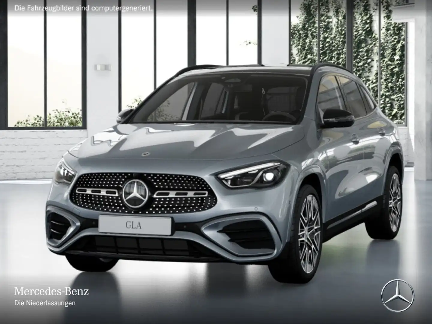 Mercedes-Benz GLA 200 AMG+NIGHT+PANO+360°+MULTIBEAM+TOTW+7G Silber - 2