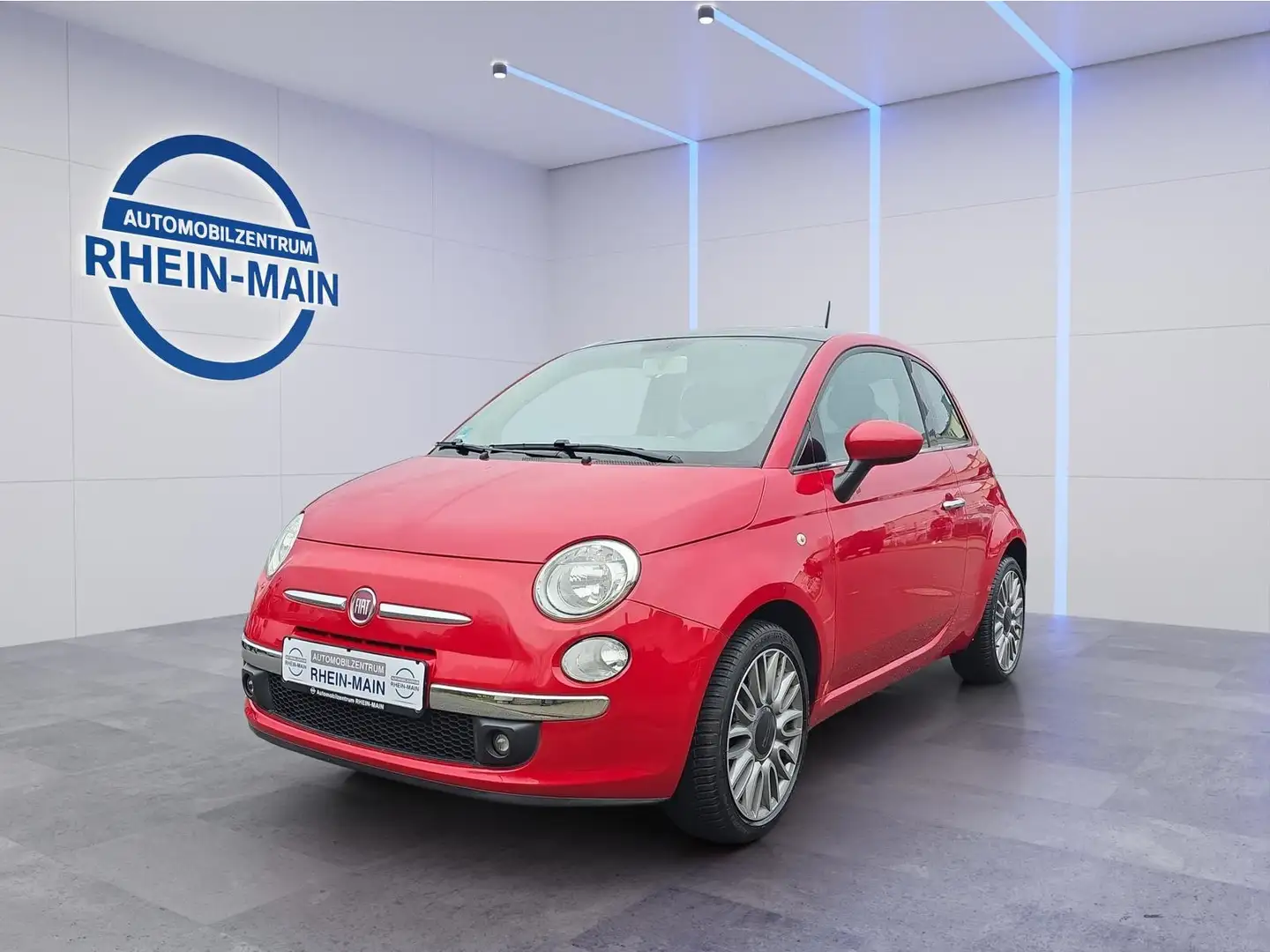 Fiat 500 Lounge PANORAMA-DACH Rouge - 1