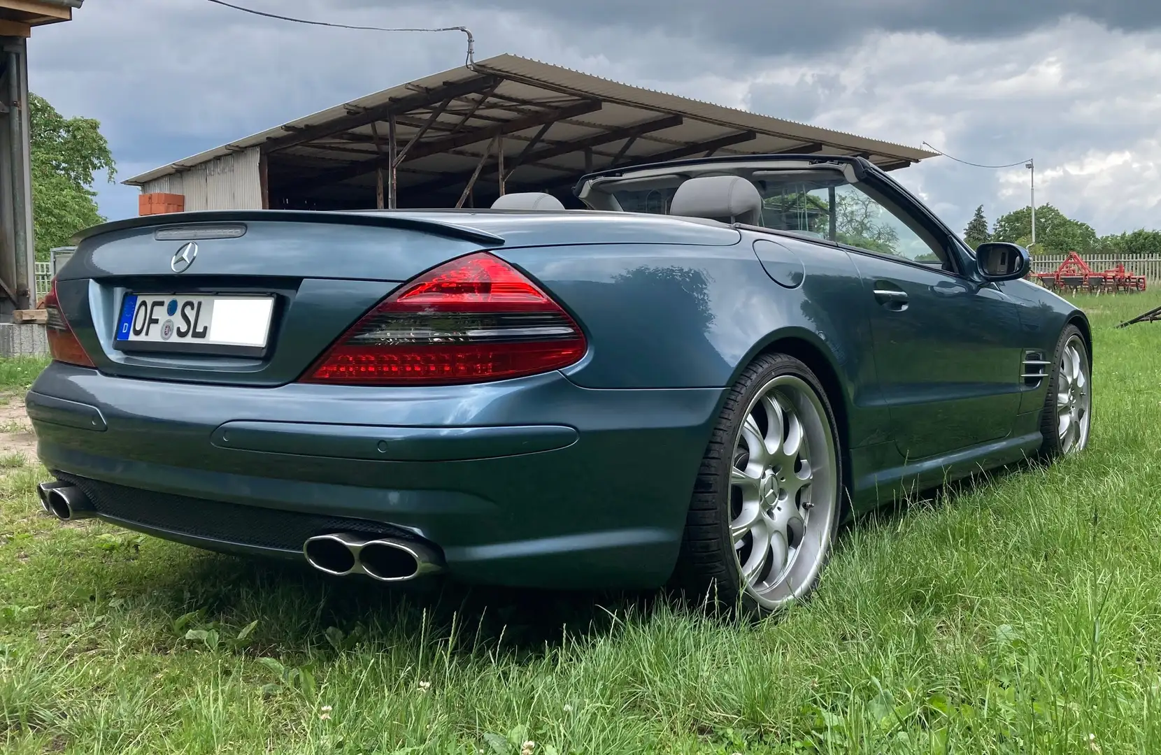 Mercedes-Benz SL 500 R230 Cabrio / Roadster Albastru - 1