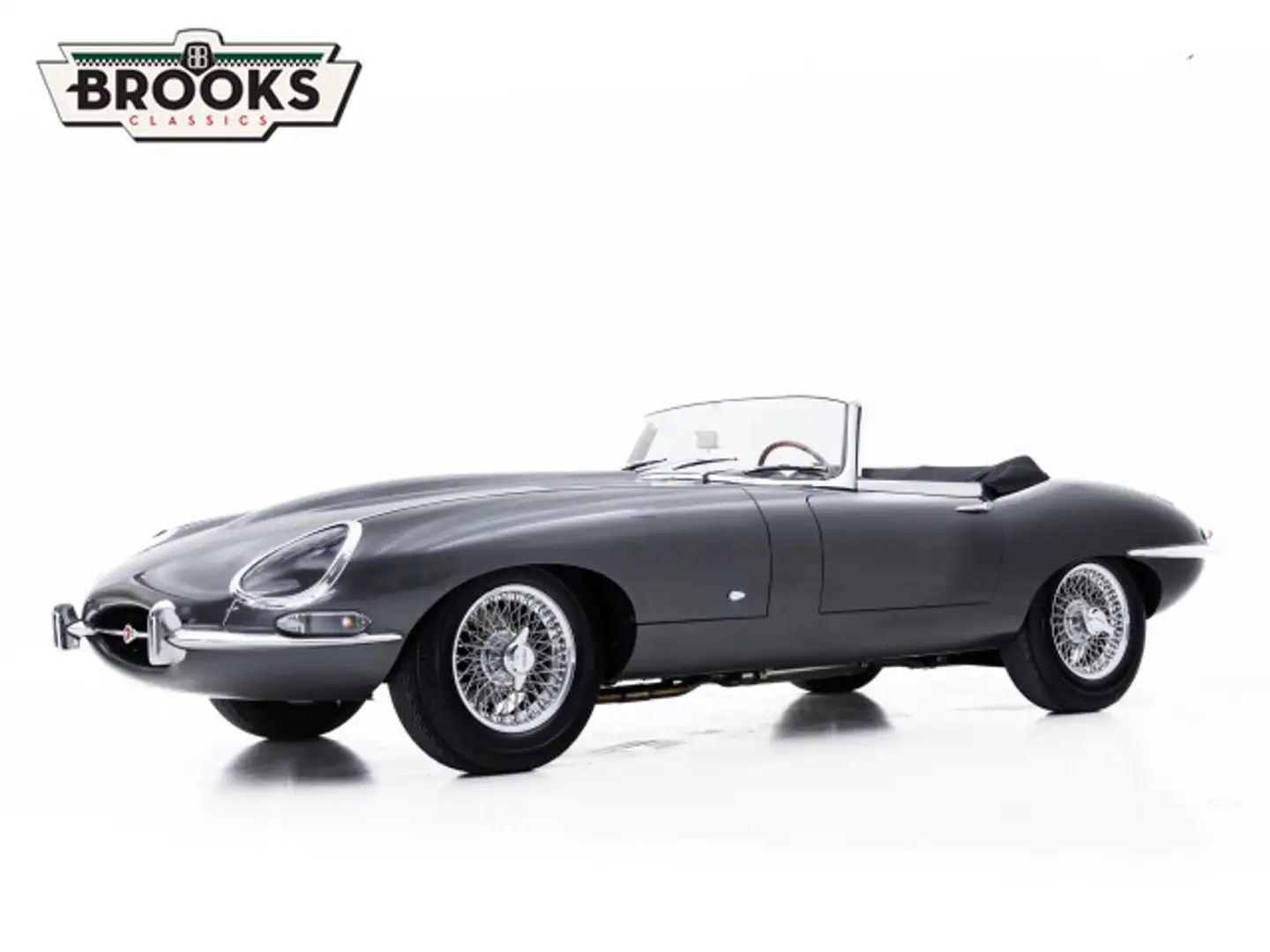 Jaguar E-Type 3.8 OTS Outside Bonnet Latch Grau - 1