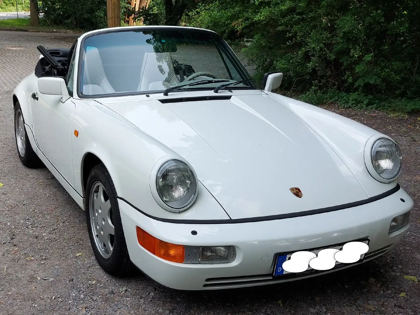 Porsche 964 911 Carrera 2 Cabriolet Weiß - 1