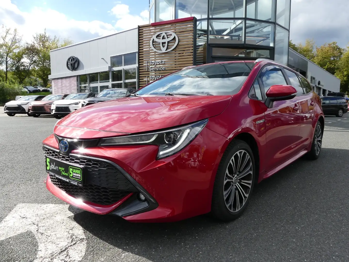 Toyota Corolla Touring Sports 1.8 Team D ACC+LED+SHZ+LM Rosso - 1