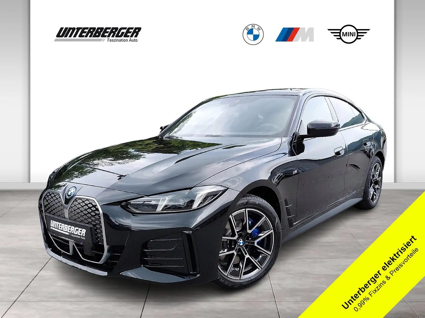 BMW i4 eDrive35 *0,99% Fixzins Leasing* M Sportpaket // A Noir - 1