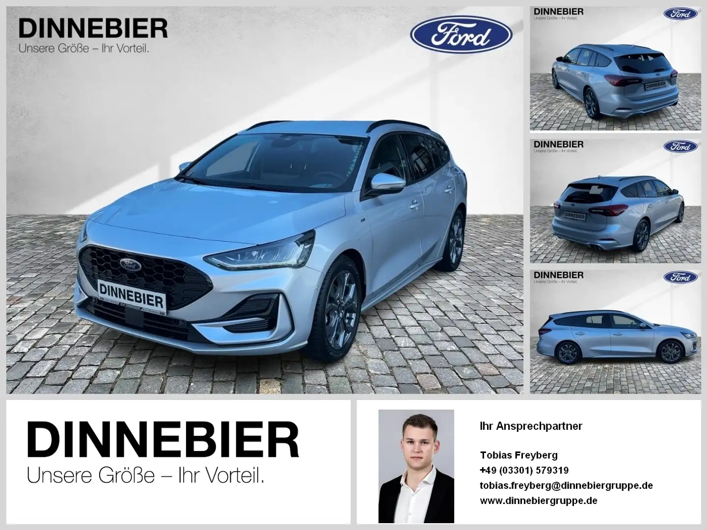 Ford Focus ST-Line X LED+AHK+Kamera+Winterpaket Silber - 1