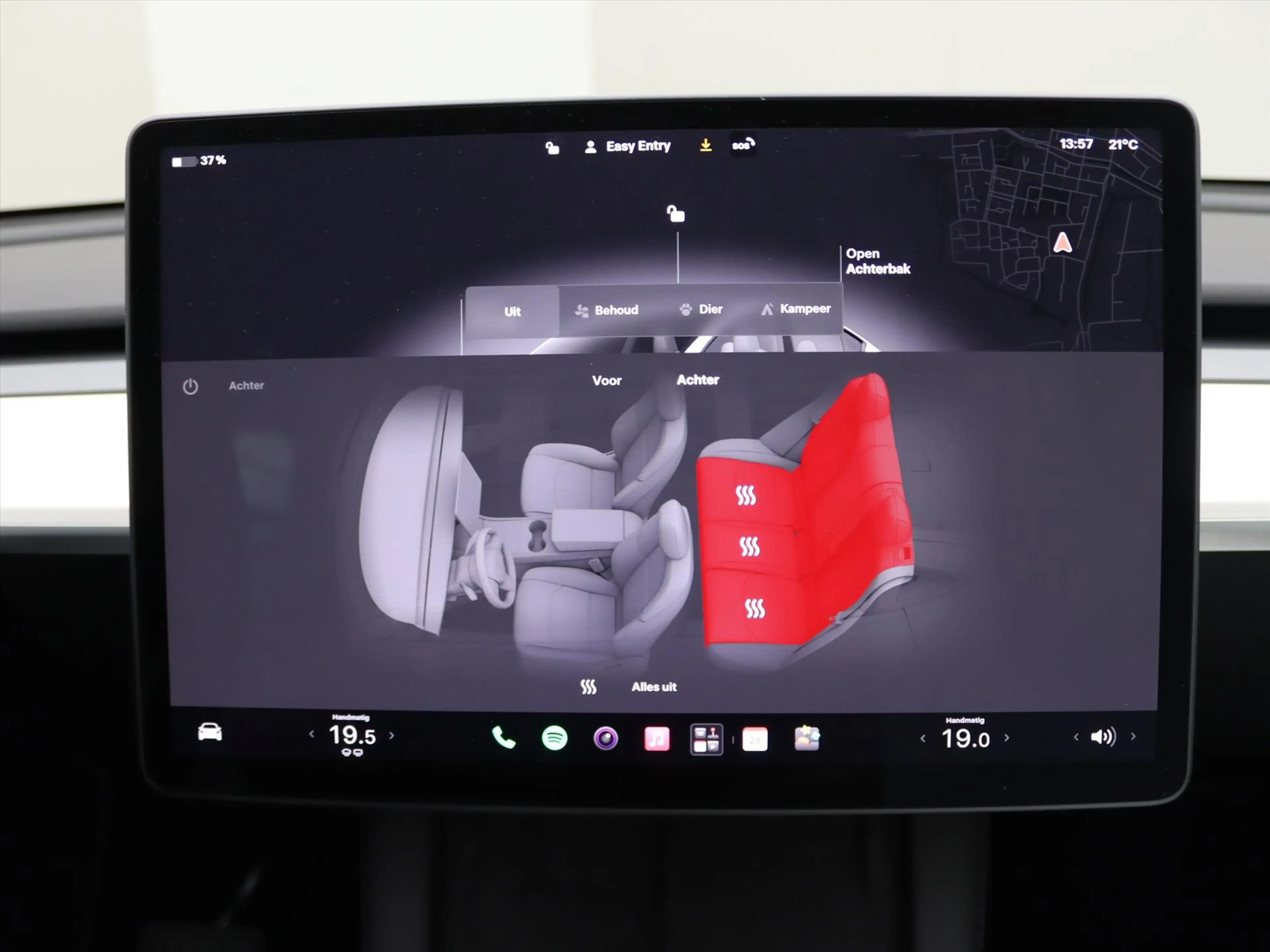 Tesla Model Y Long Range AWD 75kWh 351pk 94.5% SoH [ WIT LEDER+A — photo 36