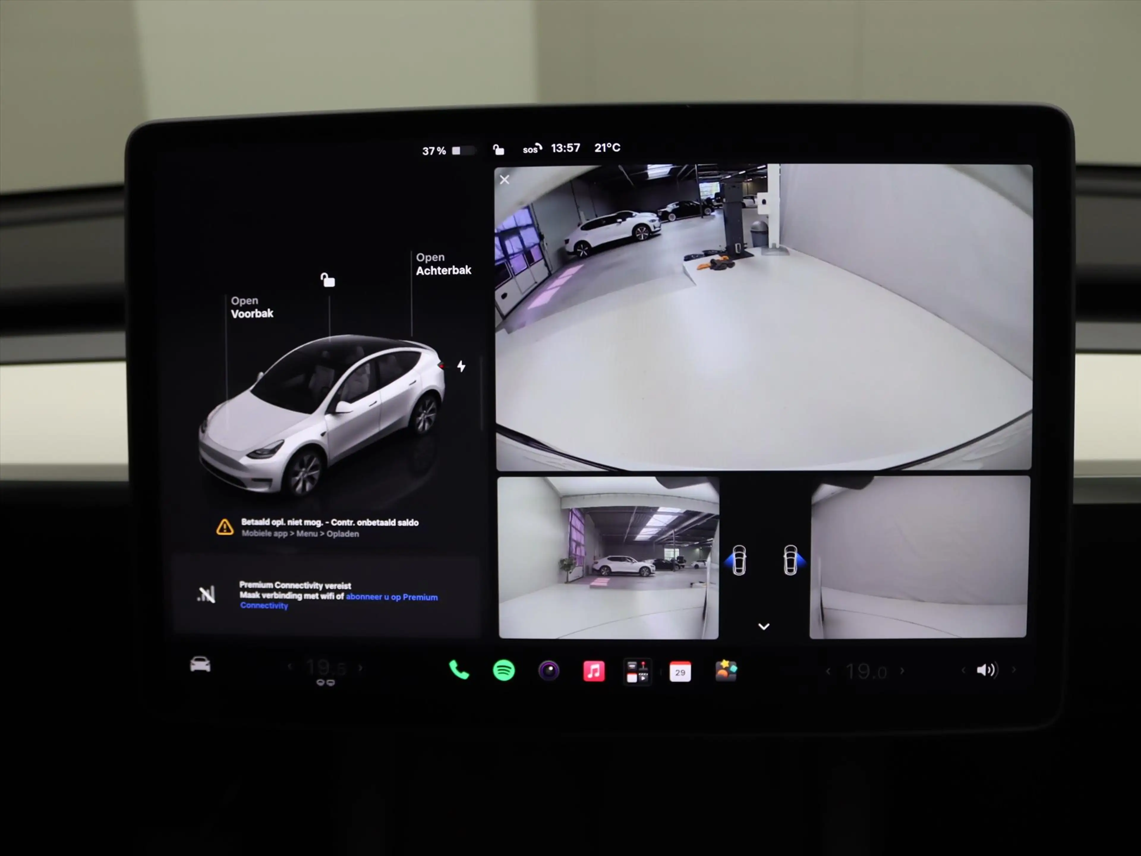 Tesla Model Y Long Range AWD 75kWh 351pk 94.5% SoH [ WIT LEDER+A — photo 37