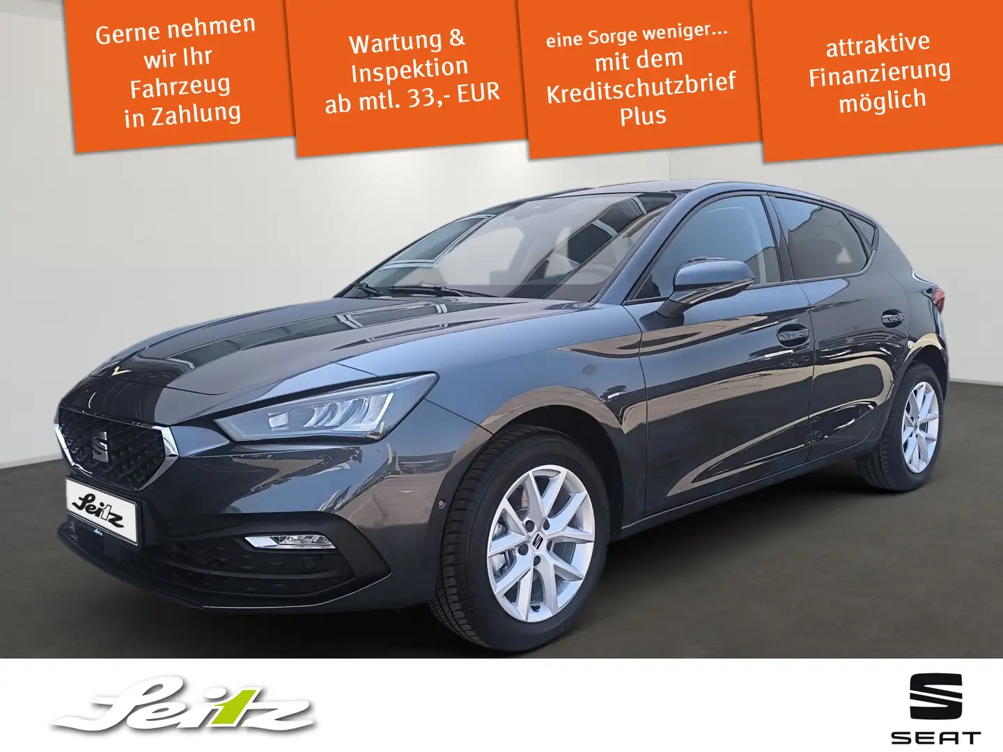 SEAT Leon 1.5 eTSI Road Edition *NAVI*KAMERA*LED* Grau - 1