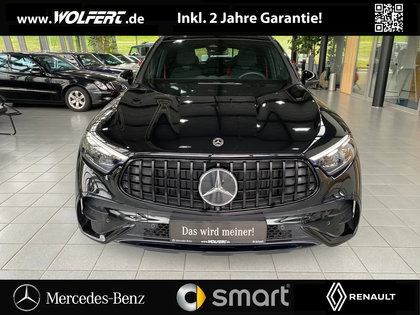 Mercedes-Benz GLC 220 d AMG Panorama AHK Memory mit Garantie bis 11/2027 Zwart - 2