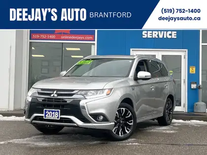 Silver 2018 Mitsubishi Outlander Hybrid Plug-in SE S-AWC SUV / Crossover Automatic