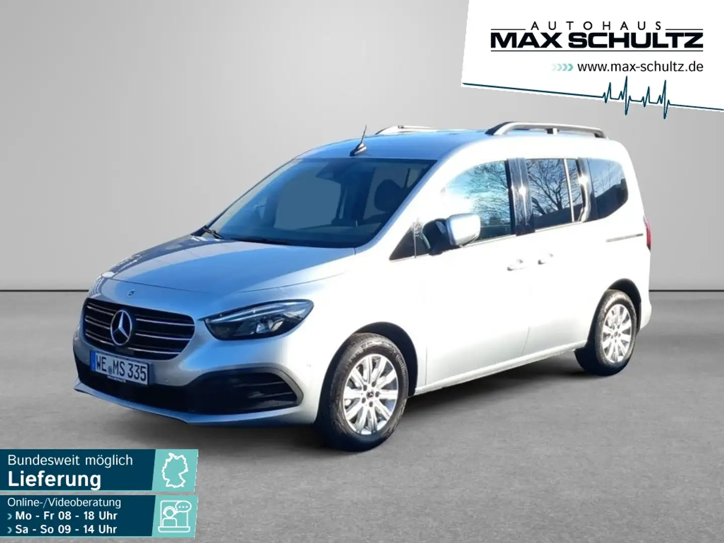 Mercedes-Benz T-Class T 180 d Navi*Leder*PDC*SpurH*SpurW*LED*Kam. Silber - 1
