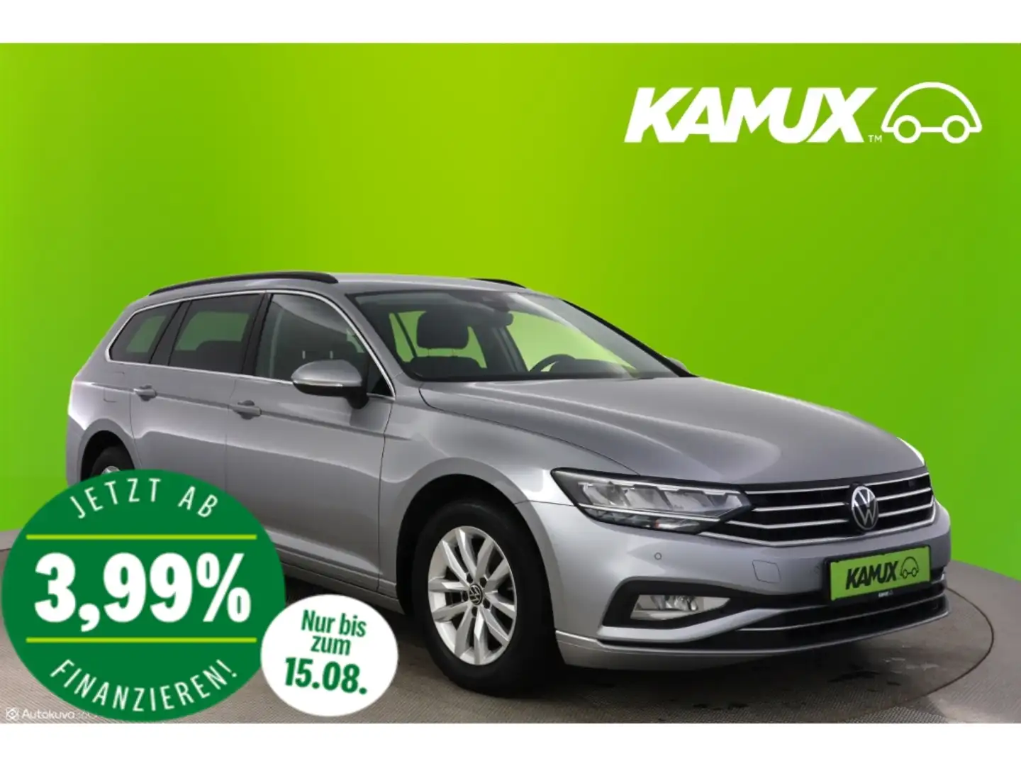 Volkswagen Passat Variant 1.5TSI DSG Business+LED+NAVI+AHK Argent - 1