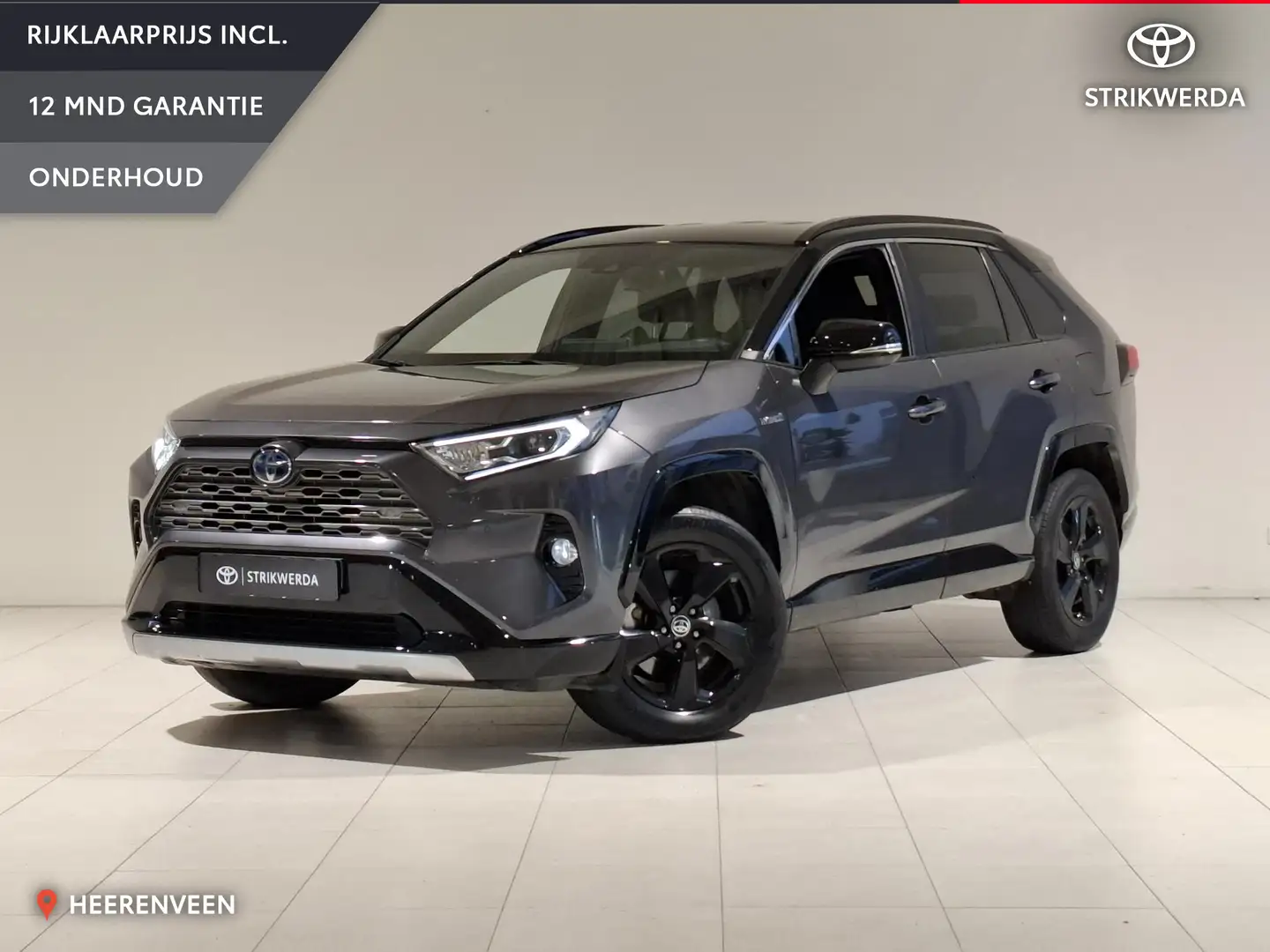 Toyota RAV 4 2.5 Hybrid AWD Bi-Tone | 1650kg trekgew. | Elektr. Grau - 1