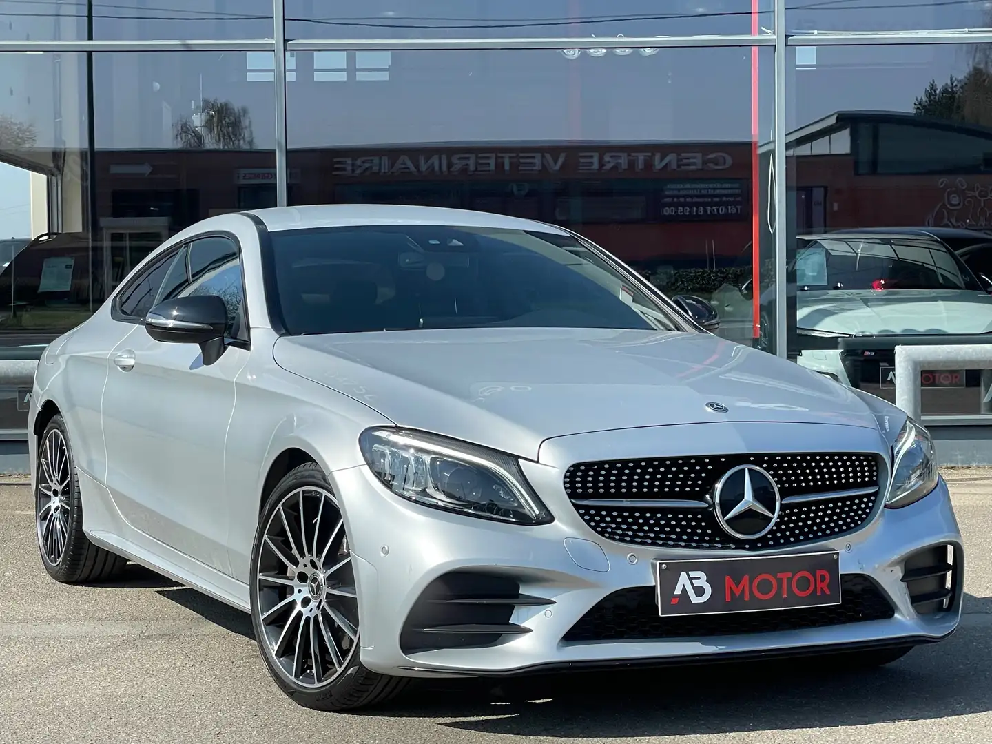 Mercedes-Benz C 300 e COUPE PACK AMG BOITE AUTO LED JA19° FULL OPT srebrna - 1