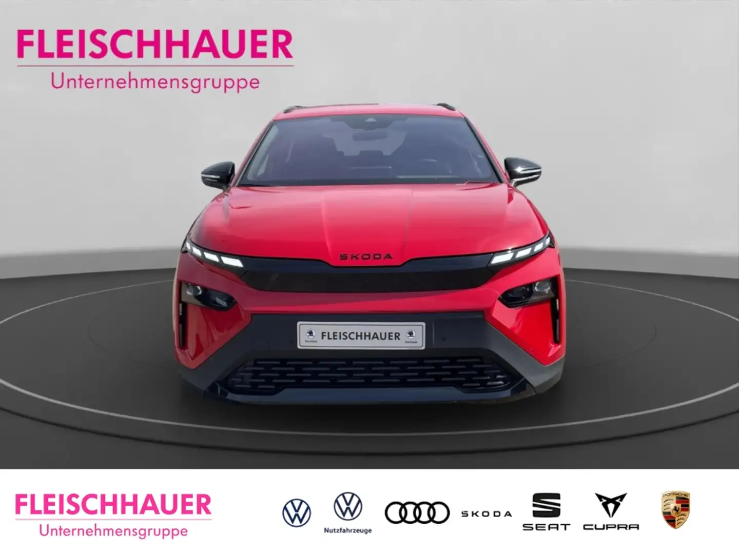 Skoda Elroq 85 Sportline Advanced AHK CANTON HUD MATRIX WÄRMEP Rot - 2