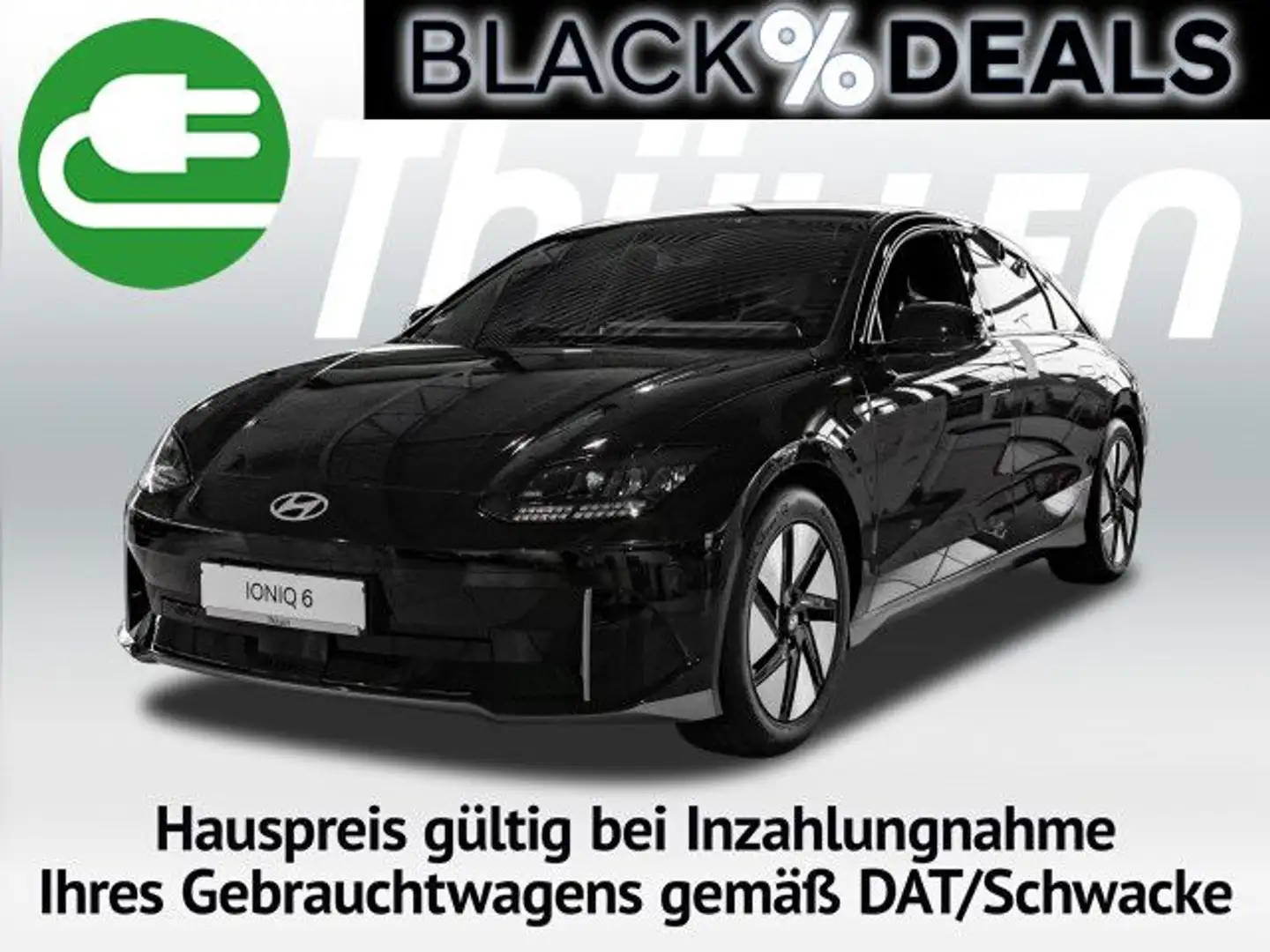 Hyundai IONIQ 6 2WD 77,4kWh Batt. DYNAMIQ-Paket Bluetooth Grün - 1