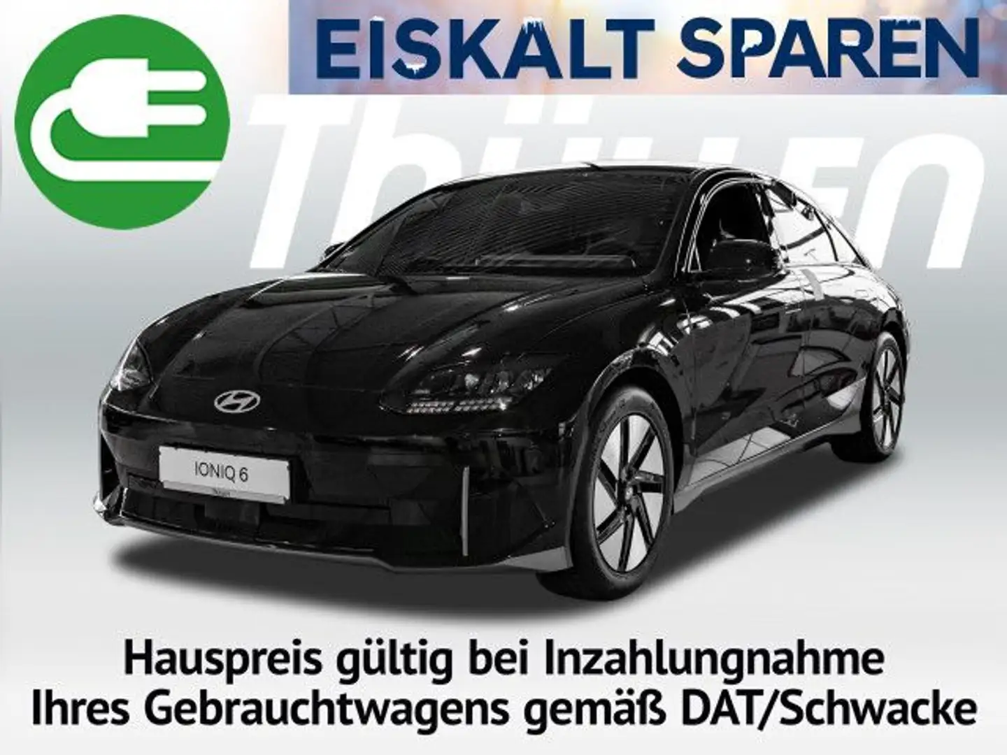 Hyundai IONIQ 6 2WD 77,4kWh Batt. DYNAMIQ-Paket Bluetooth Verde - 1