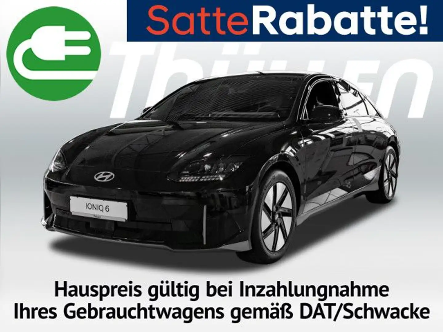 Hyundai IONIQ 6 2WD 77,4kWh Batt. DYNAMIQ-Paket Bluetooth Verde - 1
