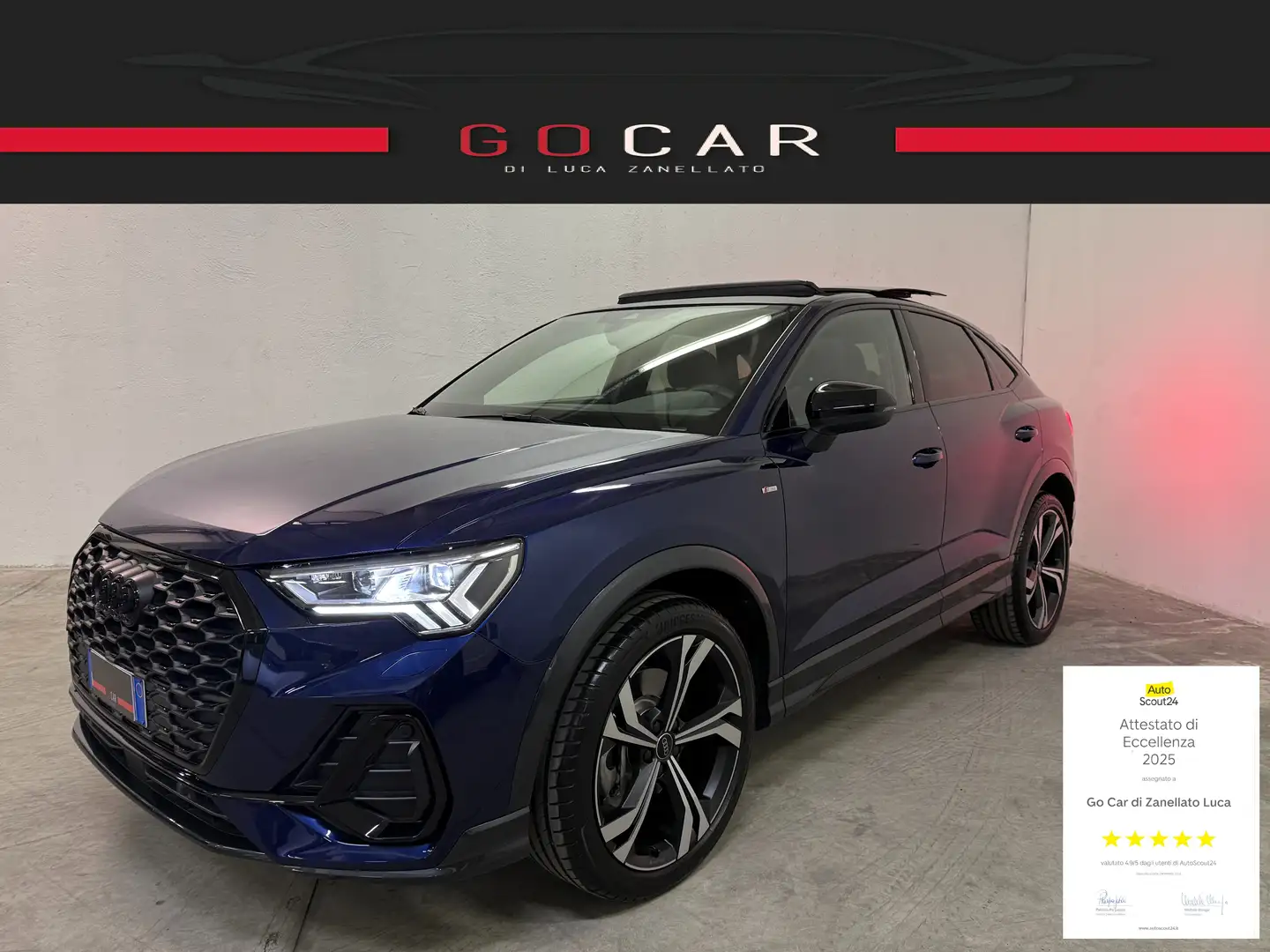 Audi Q3 Sportback 40 Tfsi Identity Black Quattro S-Tronic Bleu - 1