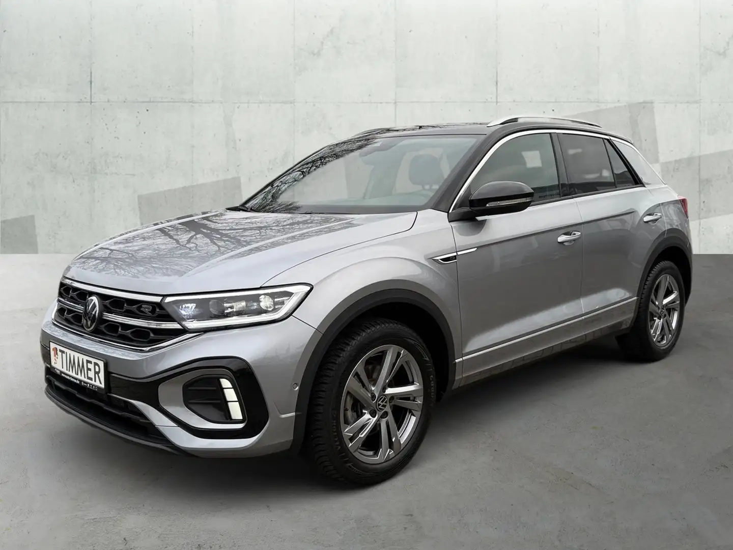 Volkswagen T-Roc 1.5 TSI DSG R-LINE +AHK +LED +RKAM +ACC +APP +LM Silber - 2