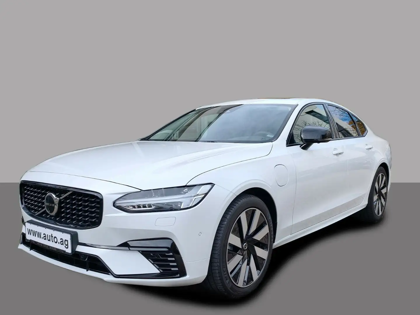 Volvo S90 T8 PLUS DARK PANO 360° GAR27 Blanc - 1