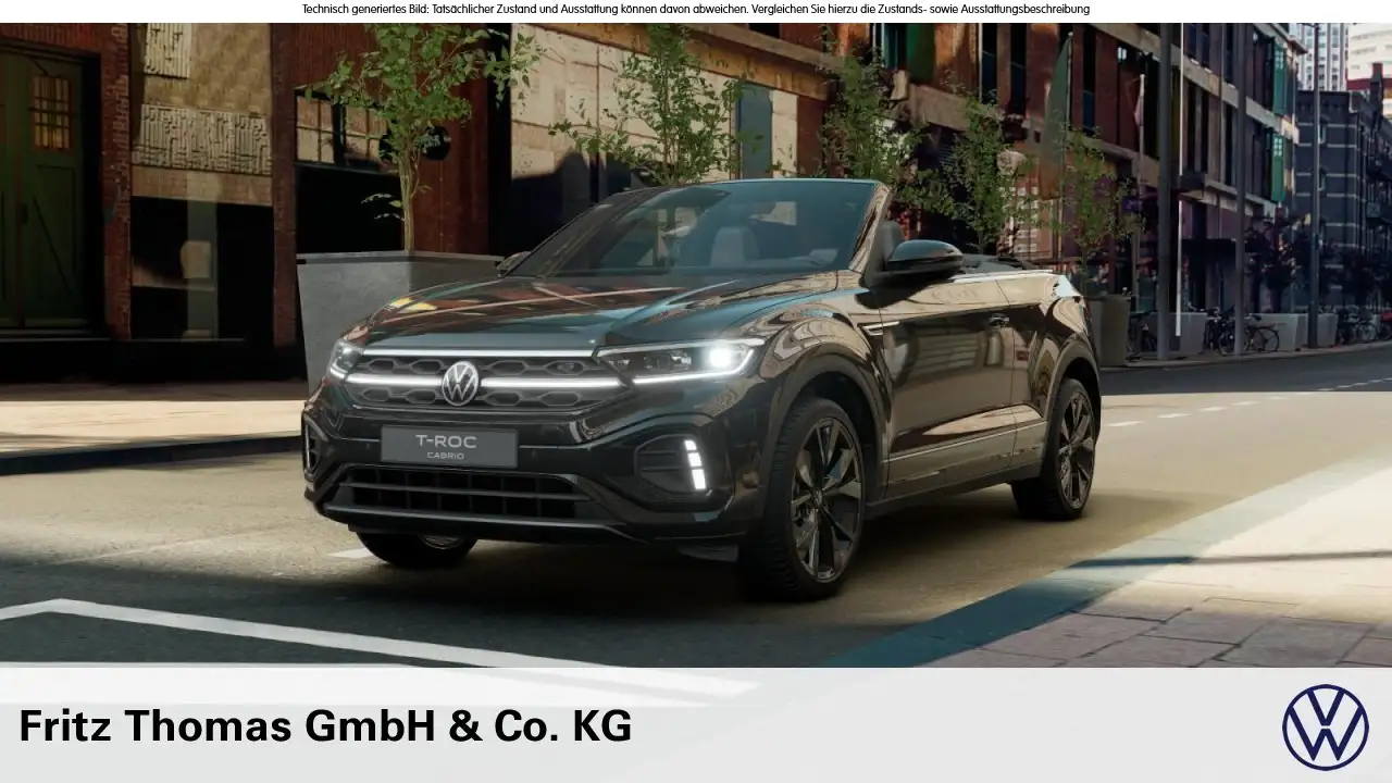 Volkswagen T-Roc Cabrio R-Line T-Roc Cabriolet 1.5 TSI DSG R-Line LED Navi AHK — photo 1 of 9