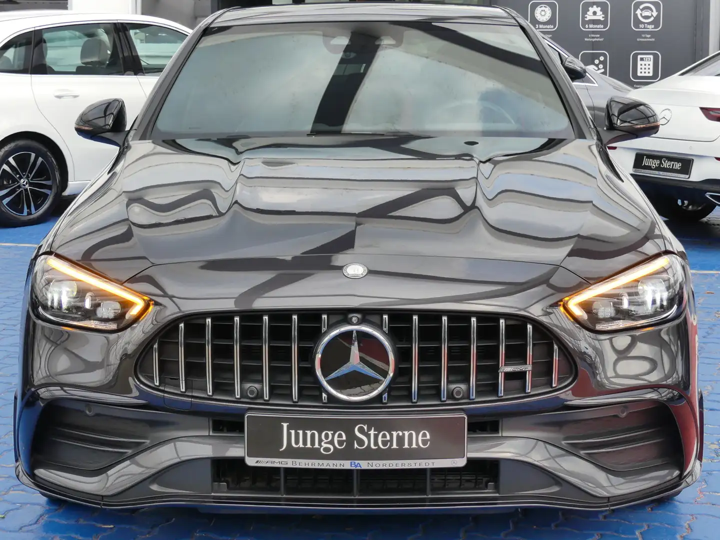 Mercedes-Benz C 43 AMG C 43 AMG 4M +360°+Distronic+Panorama+HeadUp+LED Grijs - 2