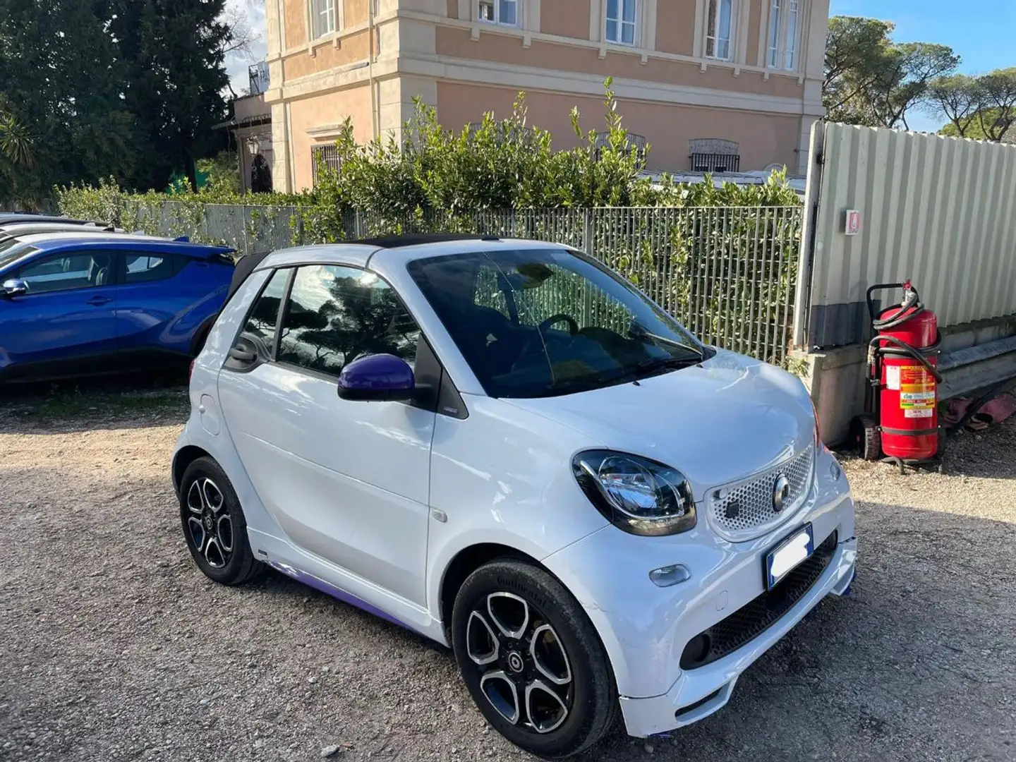 smart forTwo EQ CABRIO ALL.BRABUS ELETTRICA 82cv(56cv) Bianco - 1