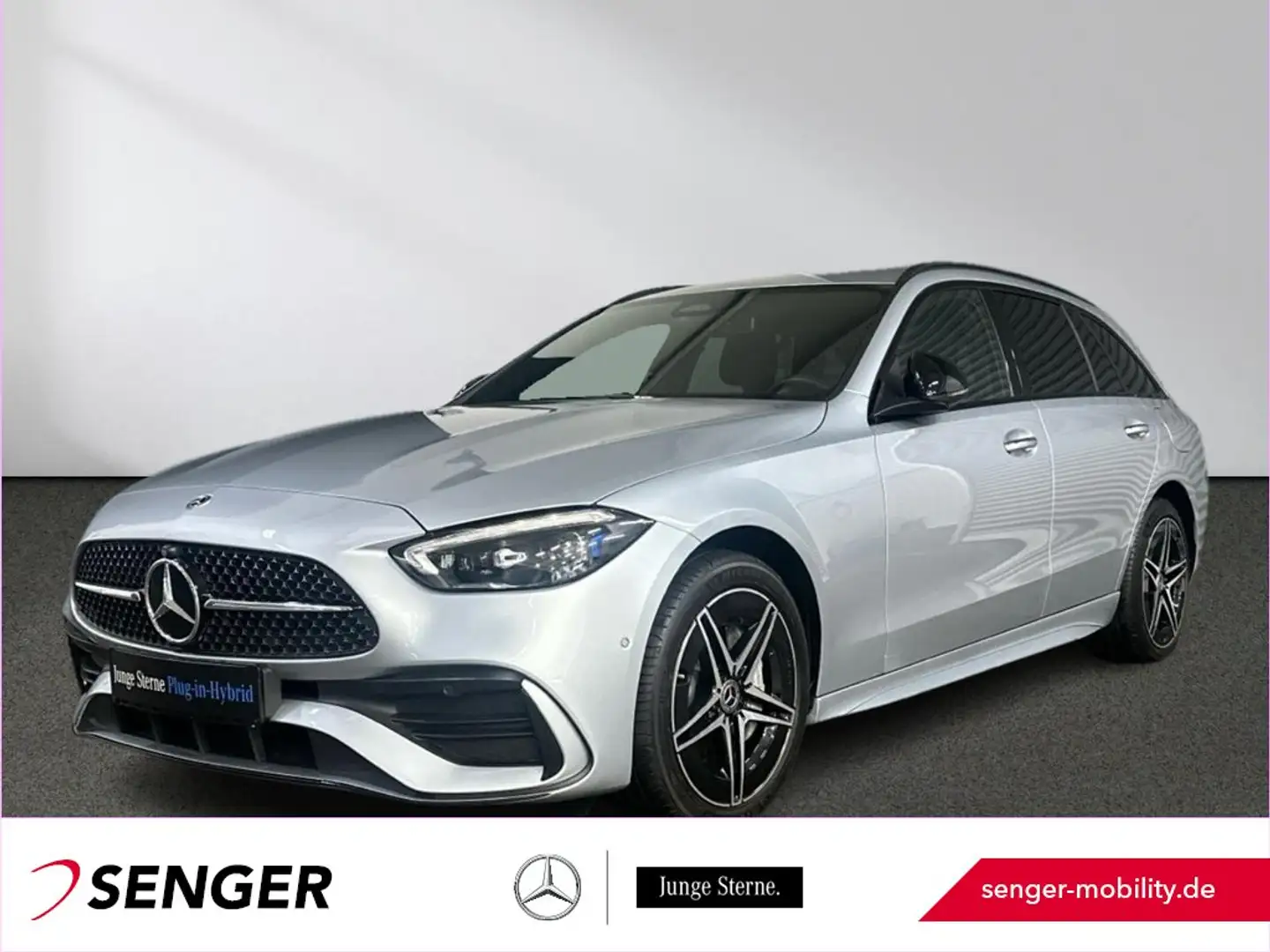 Mercedes-Benz C 300 e T AMG Night DigitalLight Memory AHK 360° Silber - 1