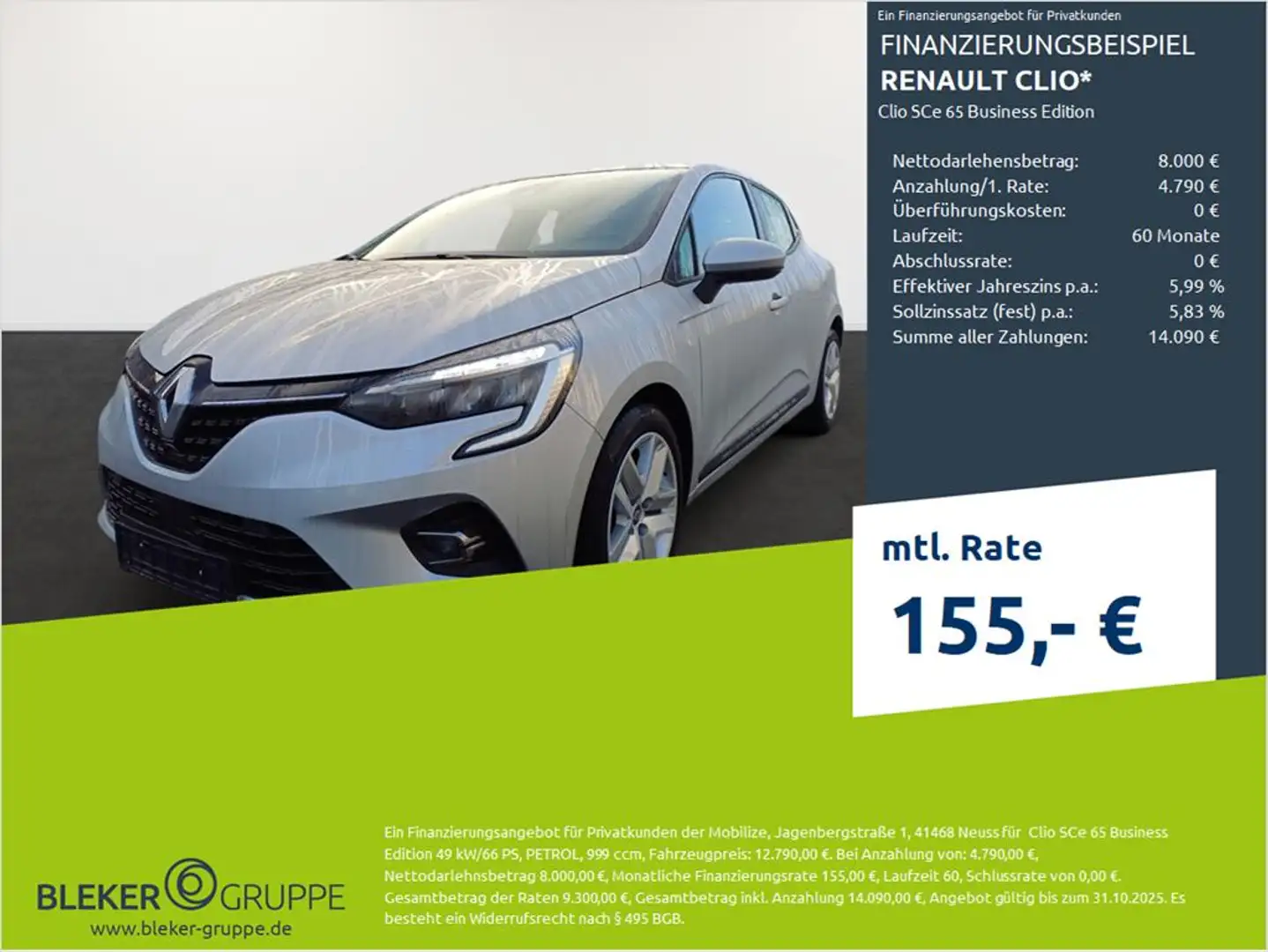 Renault Clio Clio V Business Edition Grau - 1