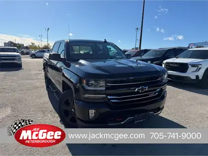 Black 2018 Chevrolet Silverado 1500 Pickup Truck Four-Wheel Drive 8-Speed Automatic