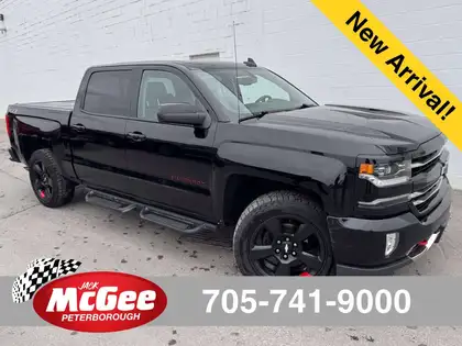 Black 2018 Chevrolet Silverado 1500 Pickup Truck Four-Wheel Drive 8-Speed Automatic