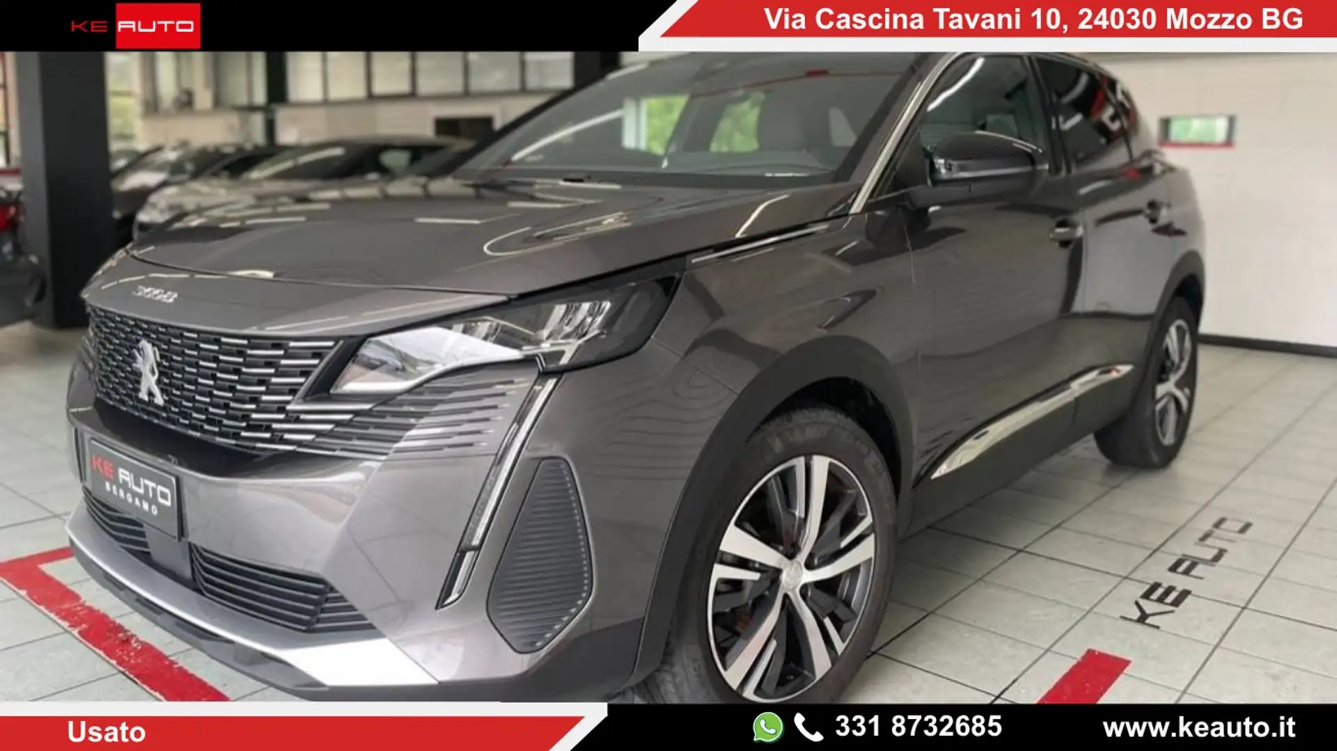 Peugeot 3008 3008 1.5 bluehdi Allure Pack s Grigio - 1