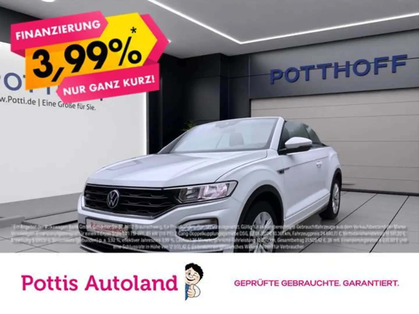 Volkswagen T-Roc 1.5 TSI DSG R-LINE NAVI SITZHZG Weiß - 1