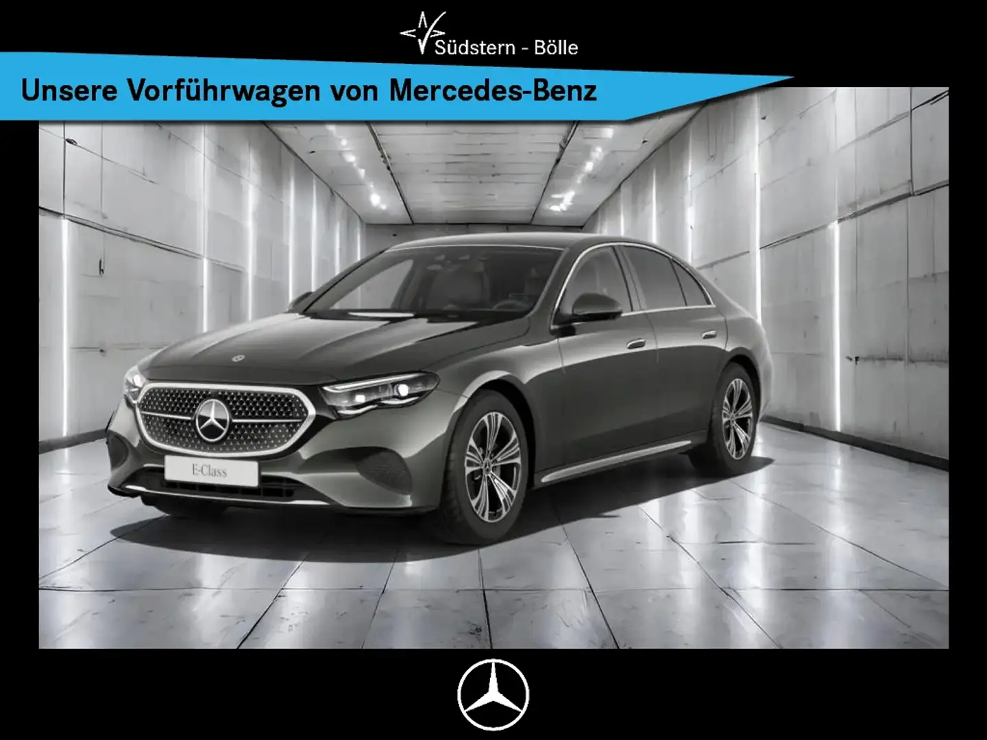 Mercedes-Benz E 200 4M +AVANTGARDE+DISTRO+NAVI+AMBIENTE+MEMORY Grau - 1