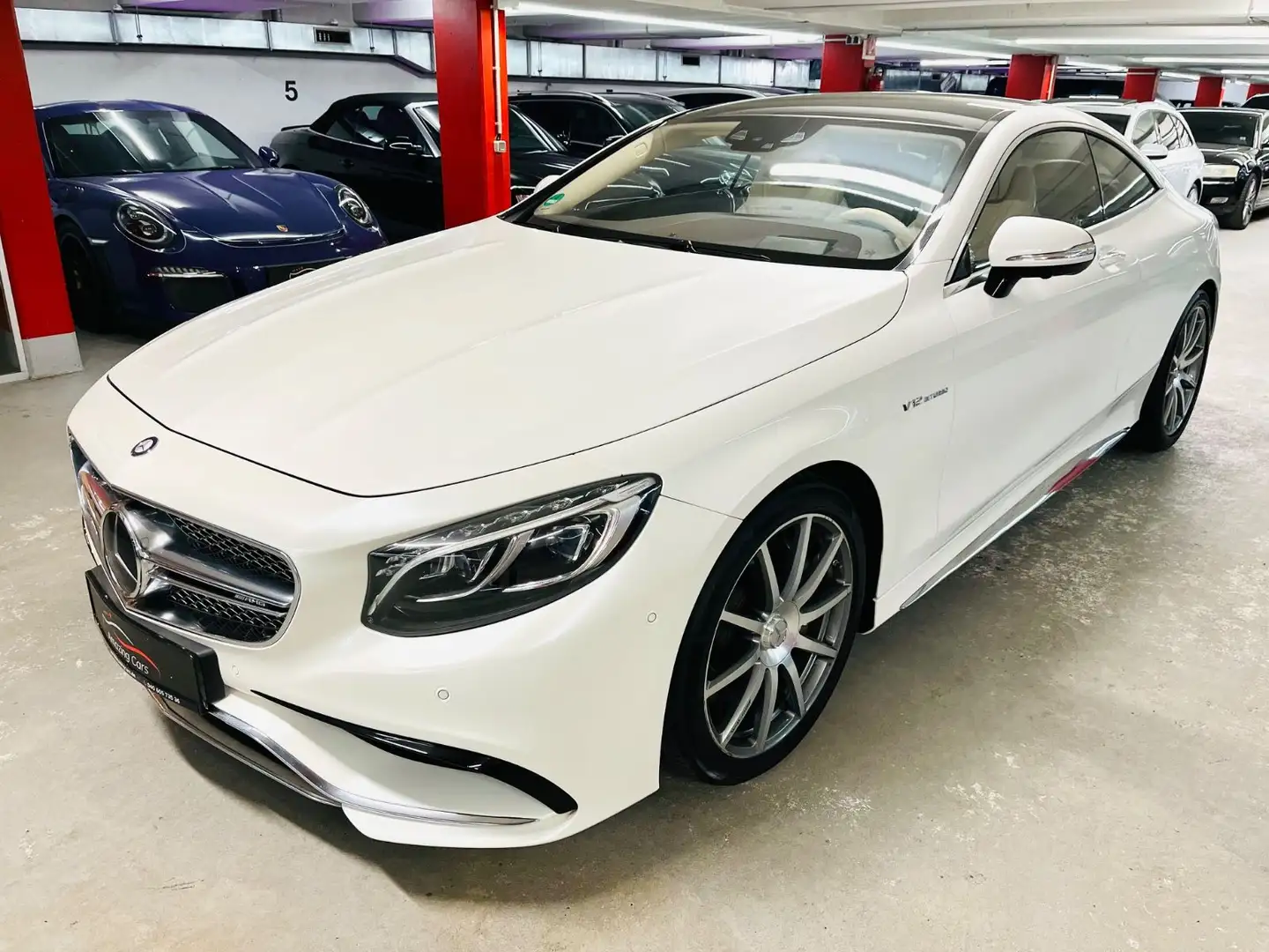 Mercedes-Benz S 65 AMG Coupe V12 Bi-Turbo Leder-Paket|ABC|360 Blanc - 1