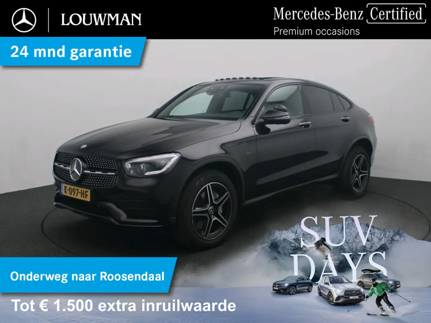 Mercedes-Benz GLC 300 Coupé e 4MATIC AMG Nightpakket | Schuifdak | Alarm Noir - 1