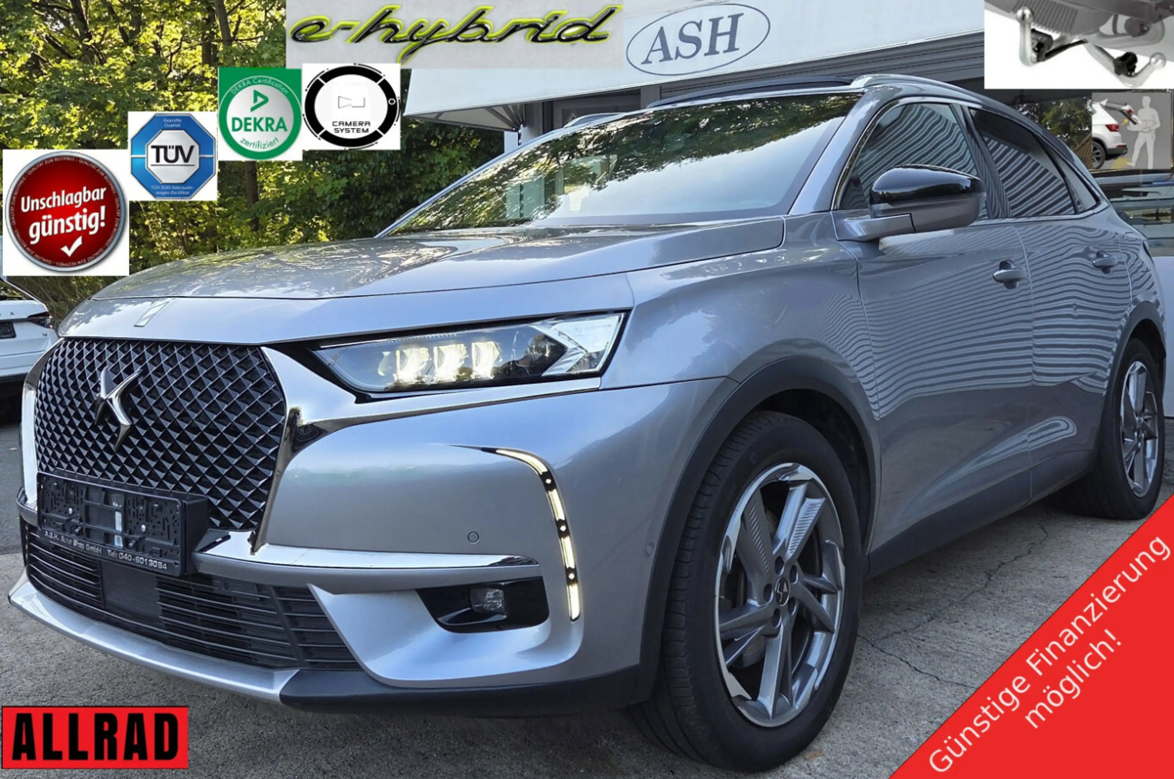 DS Automobiles DS 7 Crossback .4x4.PanSD.Led.SHZ+Lüft.Cam.AHK