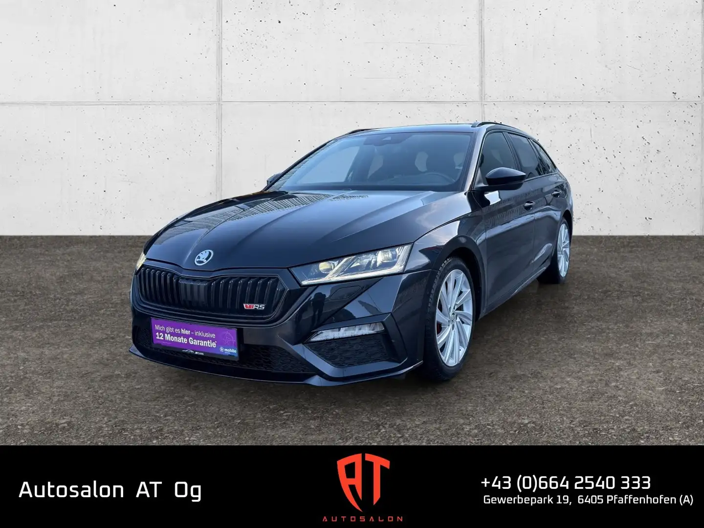 Skoda Octavia RS 4x4 Schwarz - 1