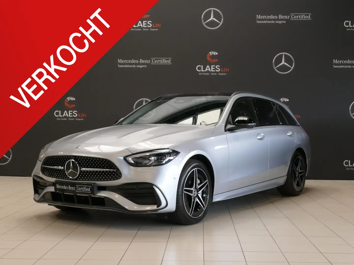 Mercedes-Benz C 300 300e Break AMG Line DOS 7693 Argento - 1