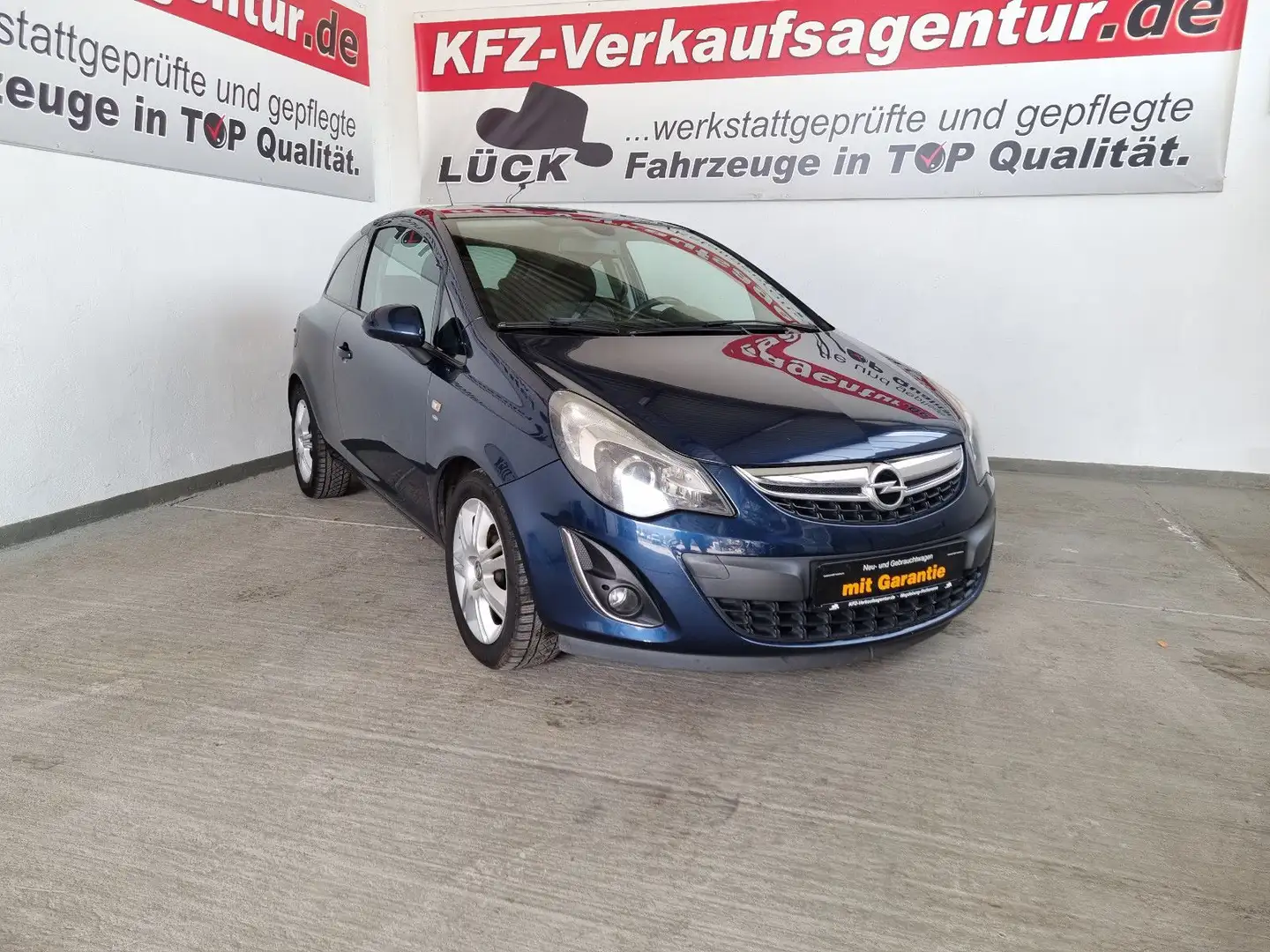 Opel Corsa D Satellite, inkl. 1. Jahr Garantie Blauw - 1