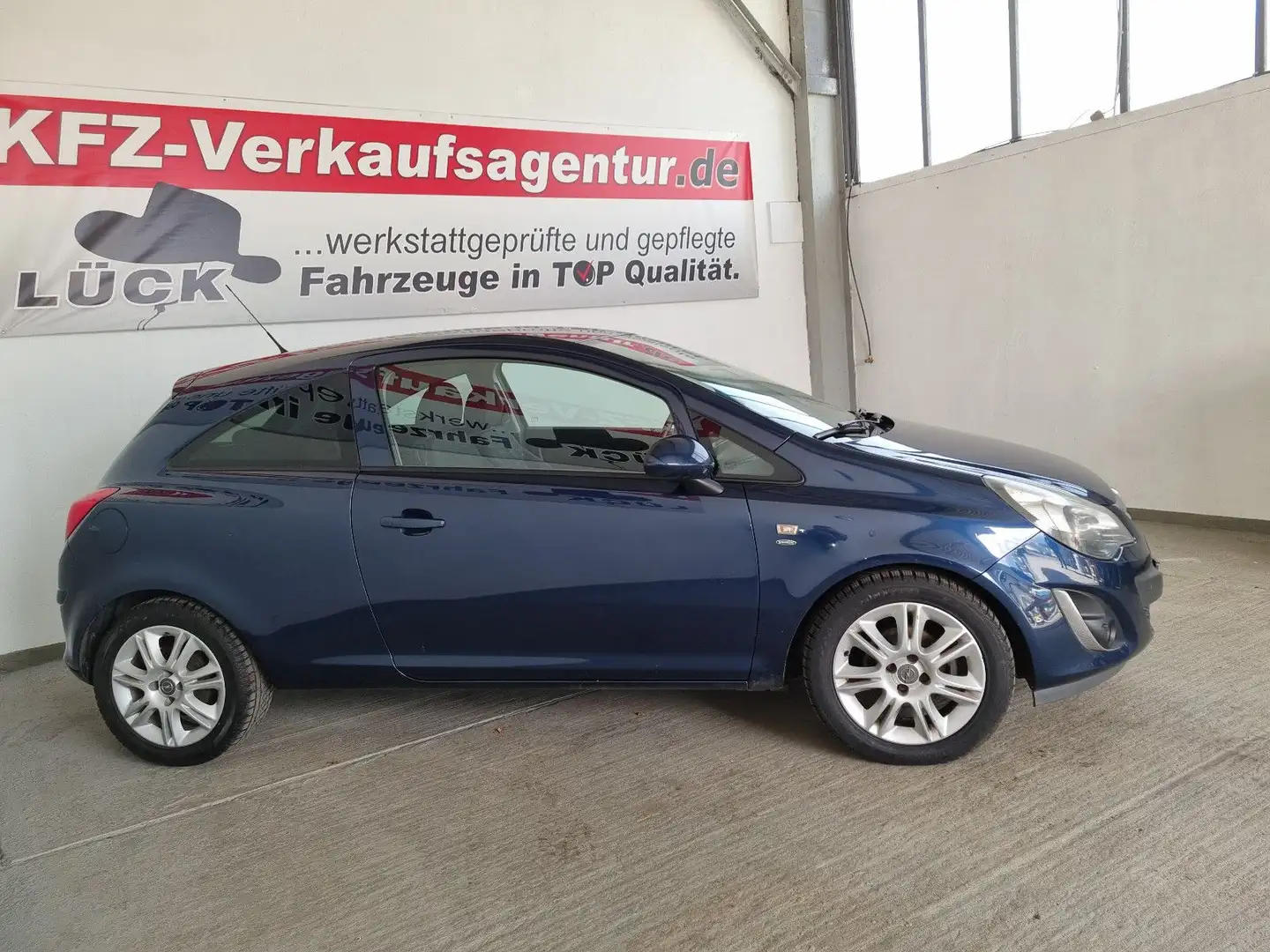 Opel Corsa D Satellite, inkl. 1. Jahr Garantie Blauw - 2