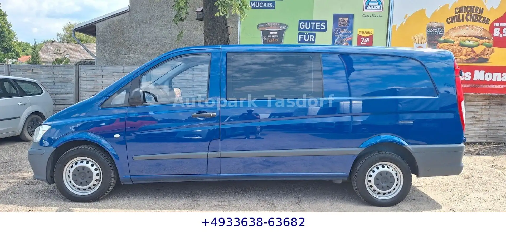 Mercedes-Benz Vito Mixto 113 CDI extralang/6 Sitze/2 Hand/ Bleu - 2
