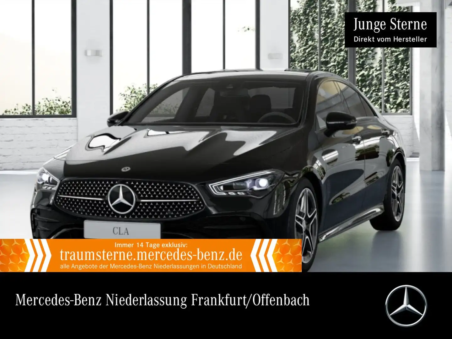 Mercedes-Benz CLA 200 AMG+NIGHT+PANO+MULTIBEAM+STHZG+KAMERA+TOTW Schwarz - 1