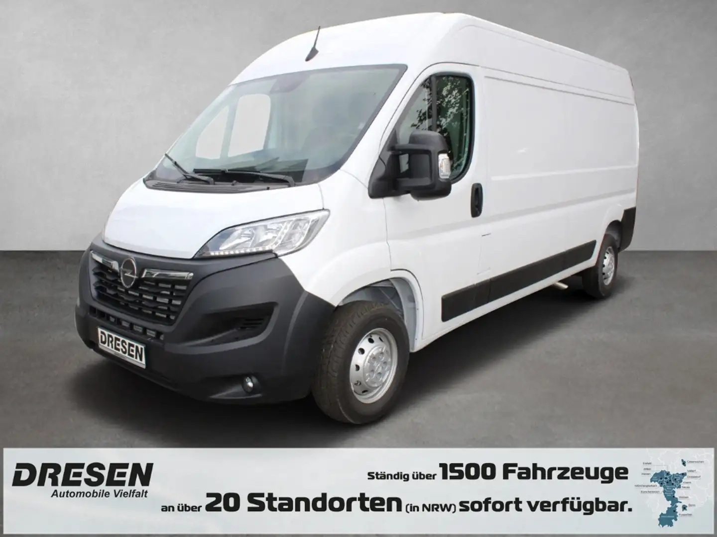 Opel Movano Cargo Edition L3H2 3,5t 3-Sitzer+Beifahrer- Weiß - 1