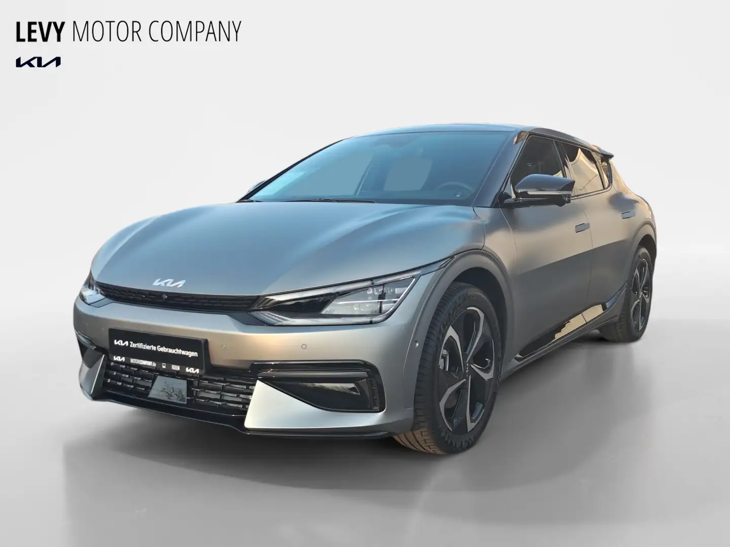 Kia EV6 GT-Line +AWD+Panorama+Wärmepumpe+ASS+SND+DES+ Сірий - 1