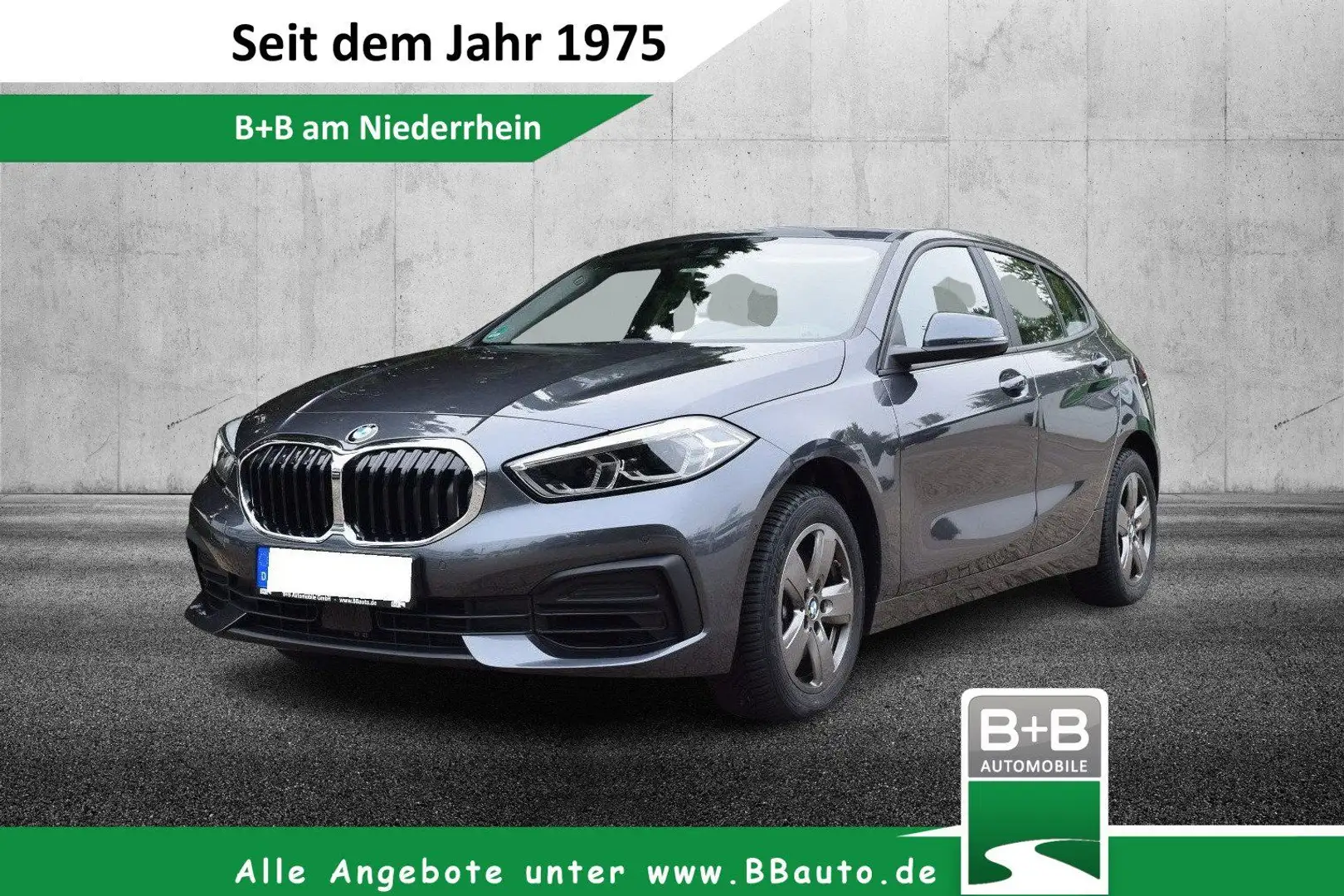 BMW 116 i Advantage Navi Steptronic SHZ DSG LED Grau - 1