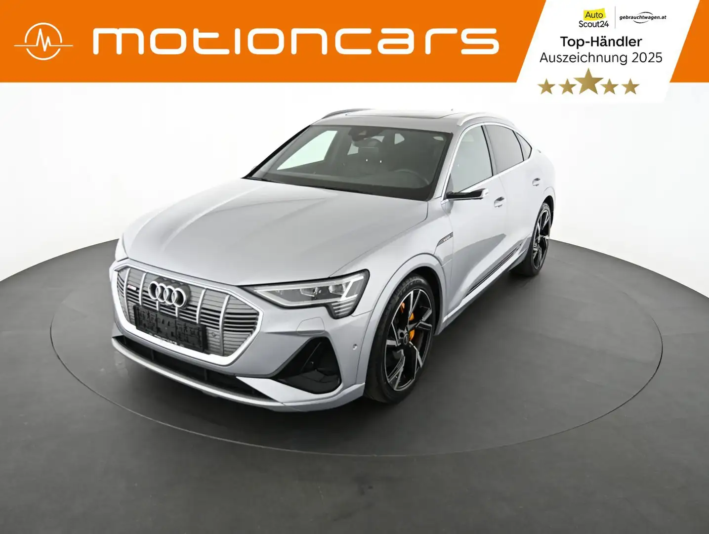 Audi e-tron Sportback 50 quattro S line Silber - 1
