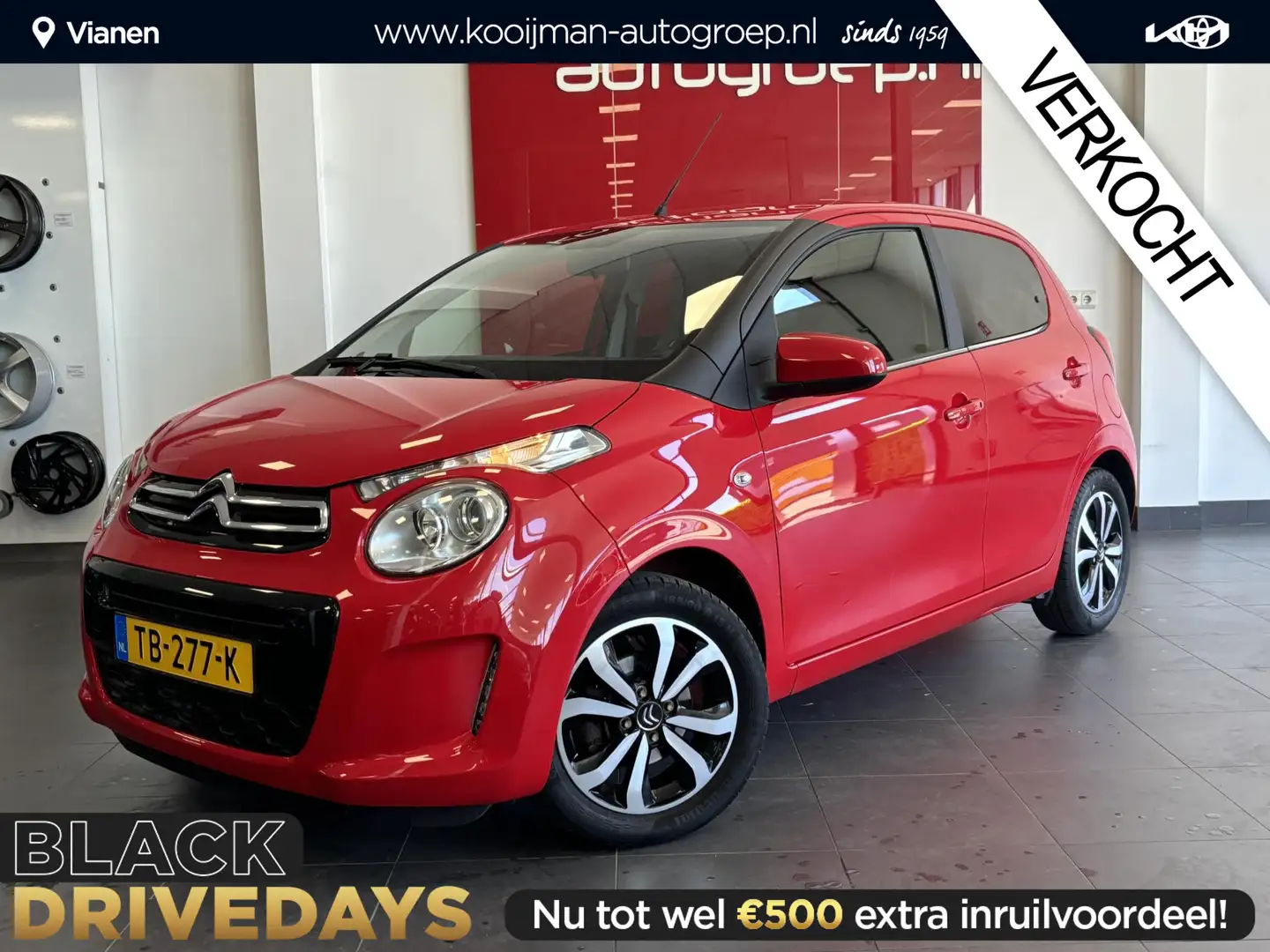 Citroen C1 1.0 e-VTi Shine Rouge - 1